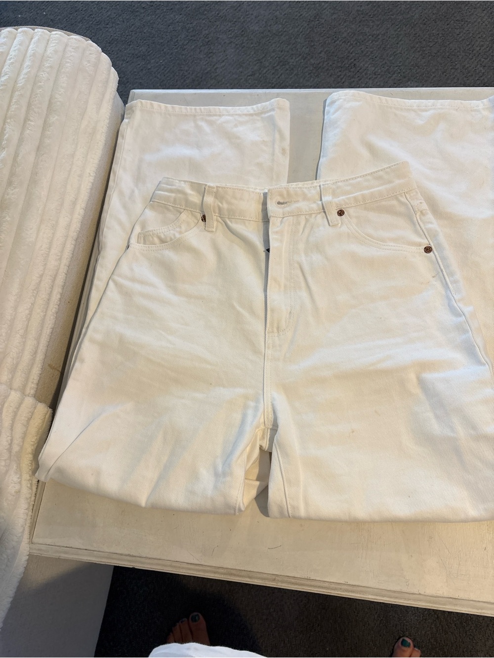 ROLLA'S White Jean - Heidi High Rise Loose Straight